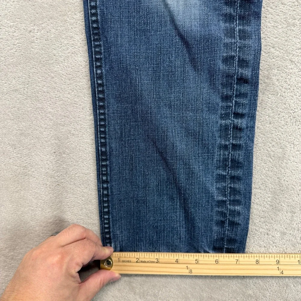 Levi's 511 Jeans Mens 32x30 Skinny Jeans 32x30 Blue Distressed‎ Faded Dark Denim